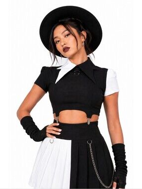 Killstar Hels Harlequin Top